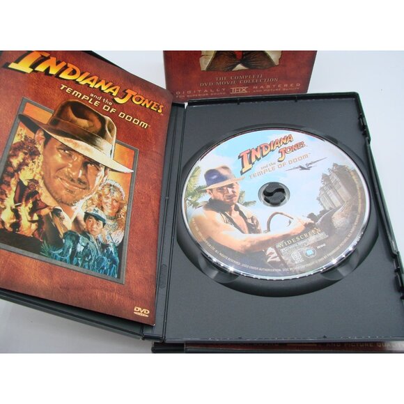 The Adventures of Indiana Jones 4-Disc Set The Complete DVD Movie Collection Vtg - Picture 5 of 14